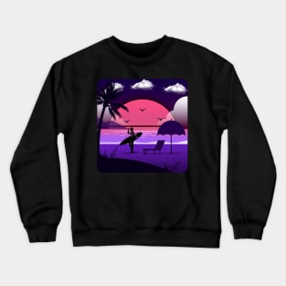 Aesthetic sunset Crewneck Sweatshirt